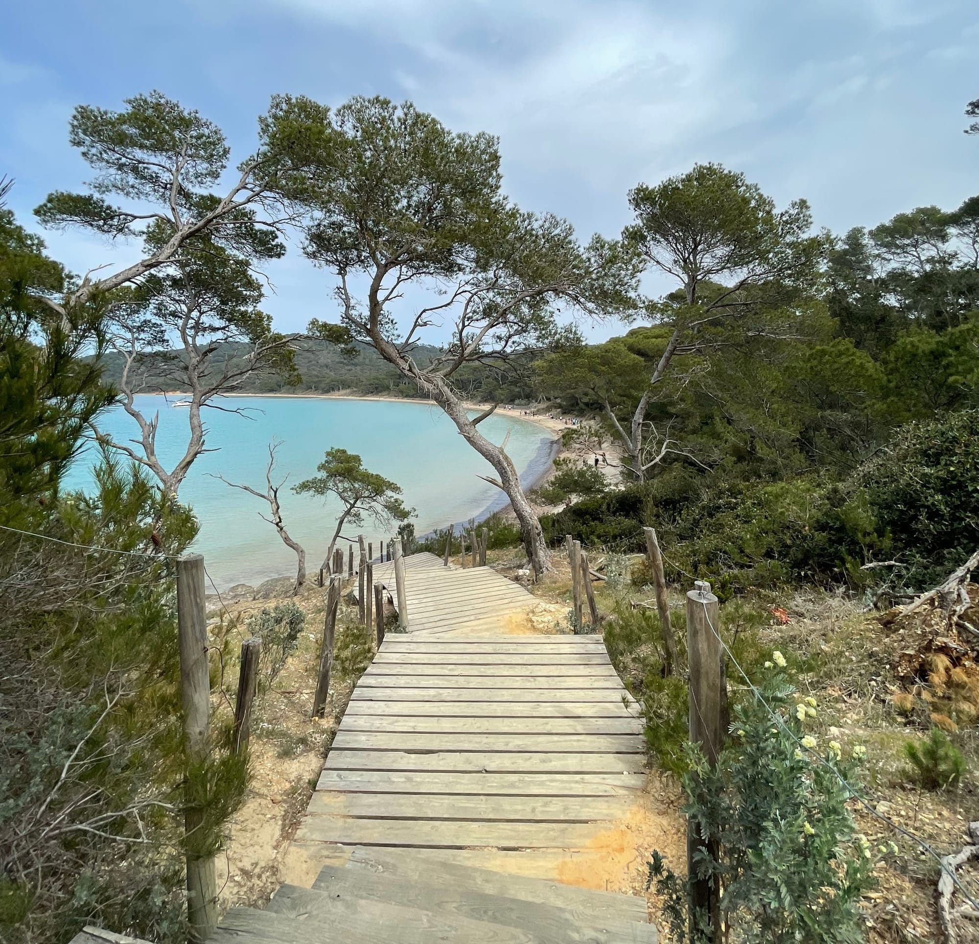 Plage Notre-Dames on the island of Porquerolles